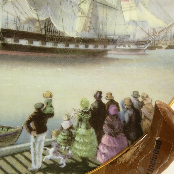 MARCOPOLO Great Clipper Ships Plate Collection 1981 Franklin Porcelain UHH&S - Picture 6 of 11